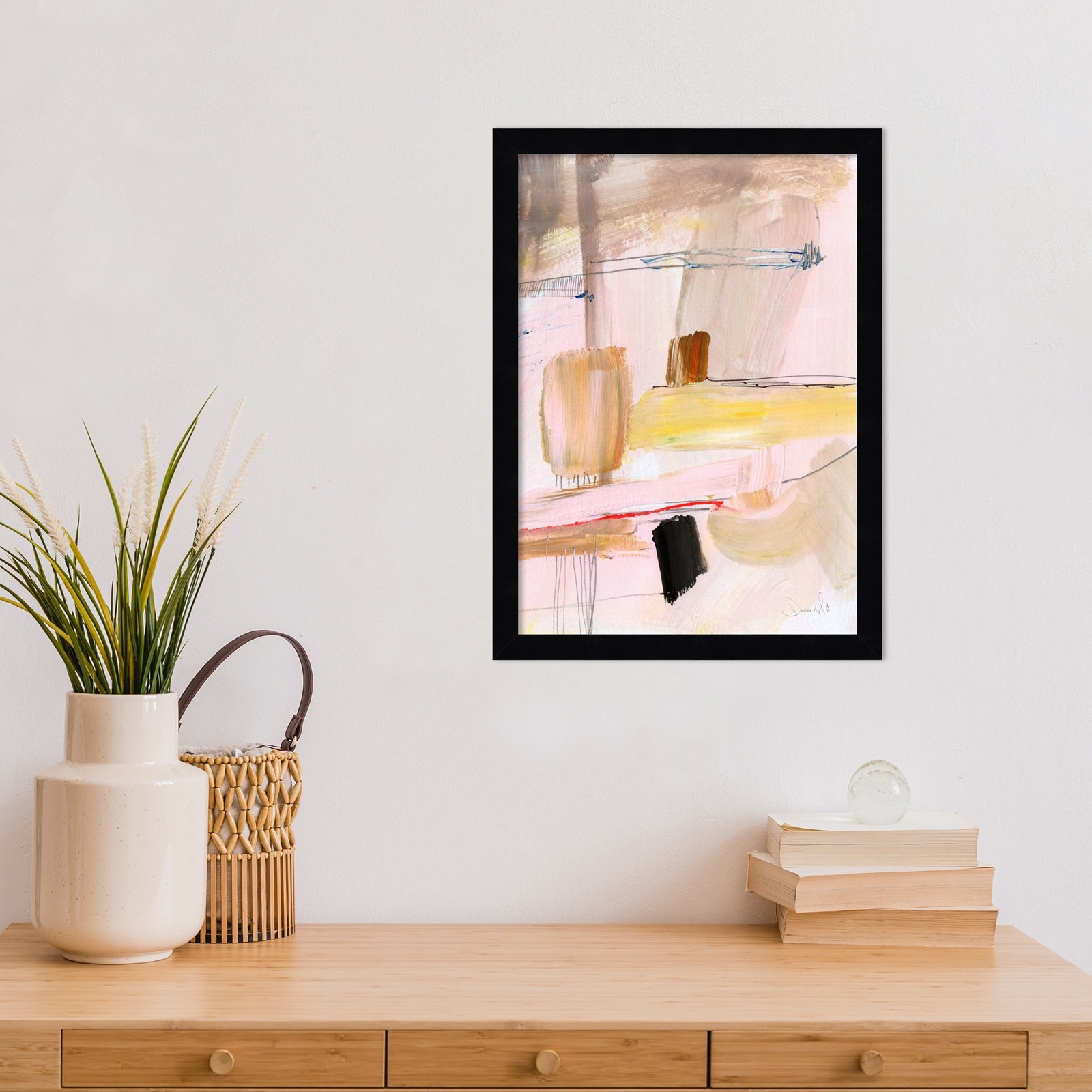 Cleve "Summer Dream" Print by Dan Hobday, Black, 17" H x 13" W