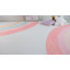 Tapis à motif arc-en-ciel rose / crème pour enfant 8 pi x 11 pi (7 pi 7 po x 10 pi 10 po) Branch Marlow-1953035970