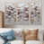 Toile naturelle avec cadre flottant