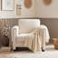 Fauteuil d'appoint rembourré avec accoudoirs Boucle-1664579347