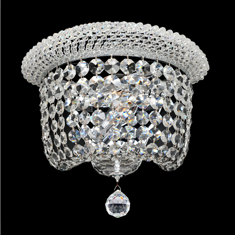 Napoli 2 LT Chrome/Clear Wall Sconce Allegri