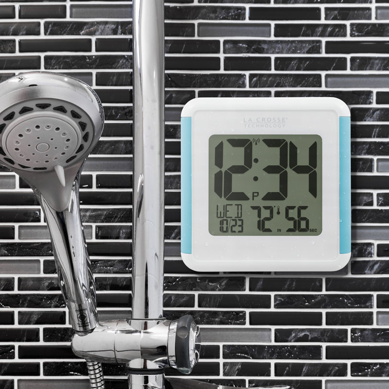 Splash-proof Cube Atomic Wall Clock