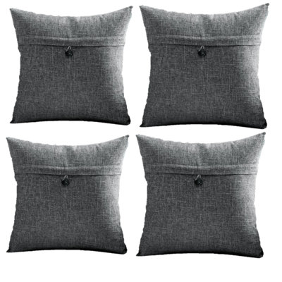 Housses de coussin rétro à un bouton