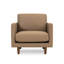 Fauteuil en cuir véritable Anabel
