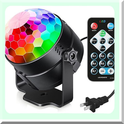 Disco Ball Party Light for Indoor and Outdoor Use
