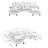 U Shaped Modular Sectional Sofa Couch-1646250045