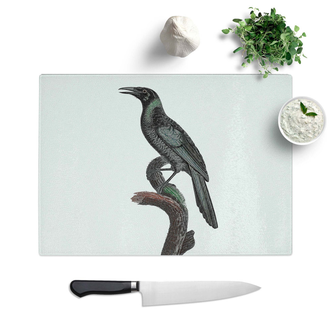 Glass Manucode Bird of Paradise by Jacques Barraband Chopping Board