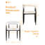Chaises de salle à manger rembourrées Boucle-60029367