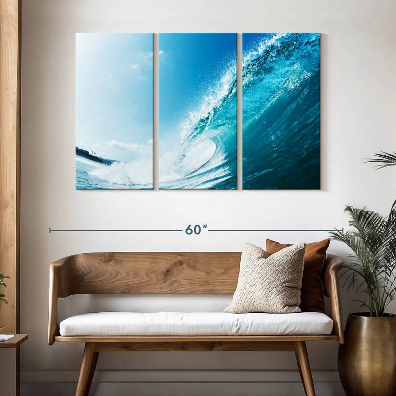 Gillard Clear Blue Wave, 32" H x 50" W
