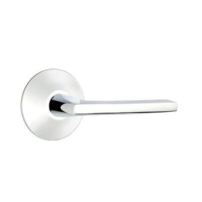 Helios Round Privacy (Bed & Bath) Door Lever with Round Rosette