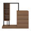  Meuble d'organisation avec 4 tiroirs et 3 tablettes de rangement Corunna-1880946553