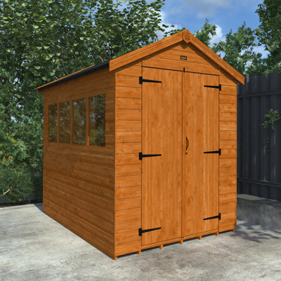 Solid Wood Shiplap Apex Workshop