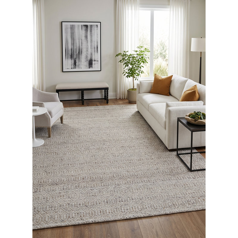 Mantra Area Rug in Beige, Rectangle 12' x 15'