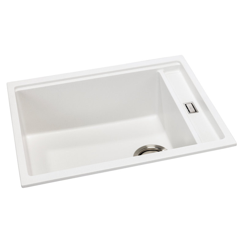 Synchronist Large 1.25 Bowl No Drainer (555X460), Matte White