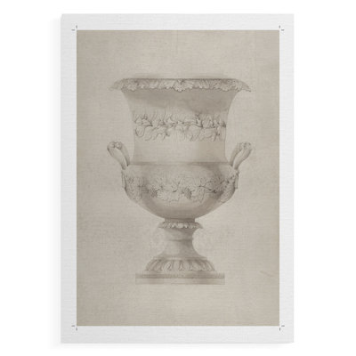 Vintage Sketch XLVI -Canvas Print Only - NOT FRAMED