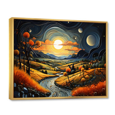 «Countryside Moody Skies III», reproduction sur toile