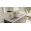 Lavabo de salle de bain encastré en pierre 19,7 po x 16,5 po Badeloft UB-04-M-GGRY-71991941
