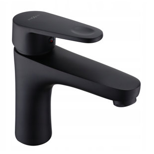 Mxn Kama Bateria Umywalkowa Czarna Waterfall Tap