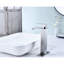Robinet de salle de bain à poignée simple en nickel brossé, débit de 1,2 gallon par minute, ensemble de drain escamotable, pour meuble-lavabo-124831488