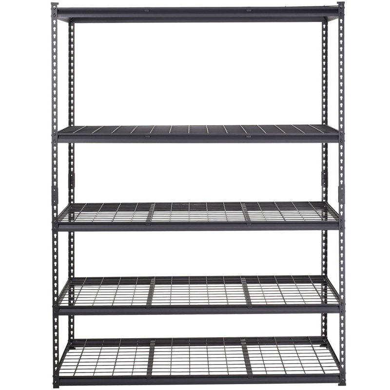 Étagère robuste à 5 niveaux, capacité de 2 000 lb, idéale pour le garage, la cuisine et l'entrepôt