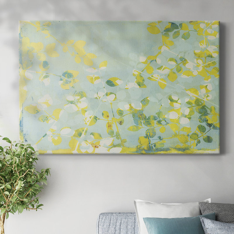 Toile tendue avec galerie Green Light, H 18 po x l 27 po