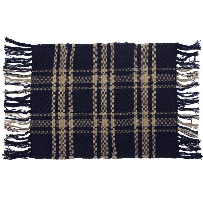 Black & Tan Chindi Placemat