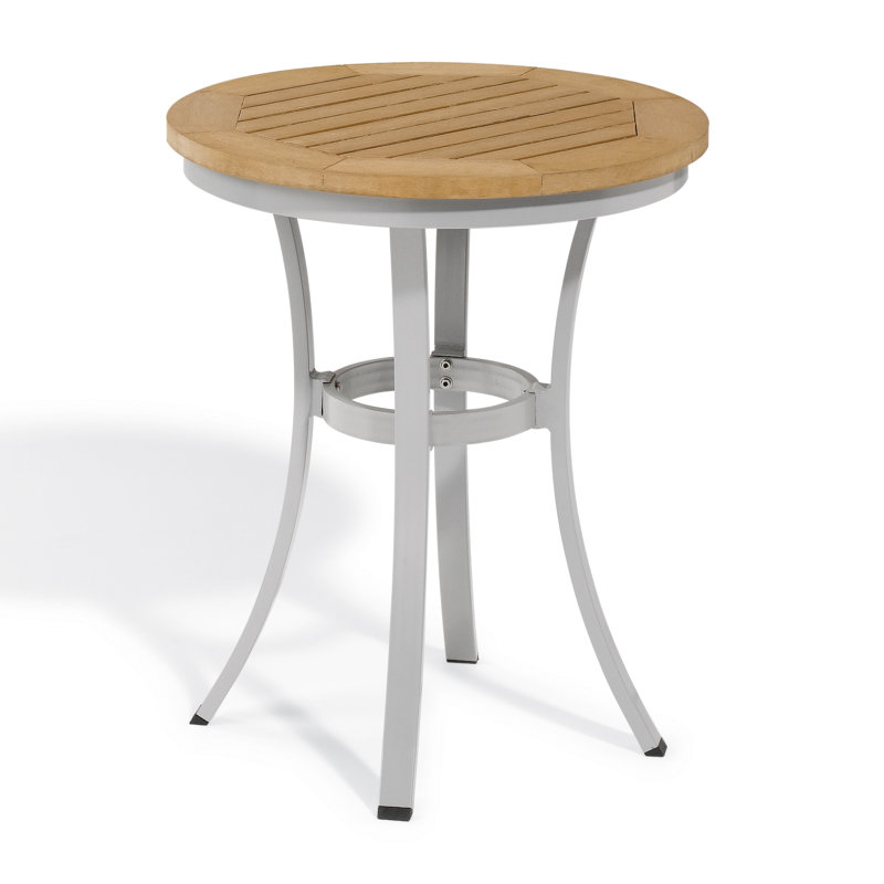 Travira Bistro Table, Tekwood Natural, 36" L x 36" W