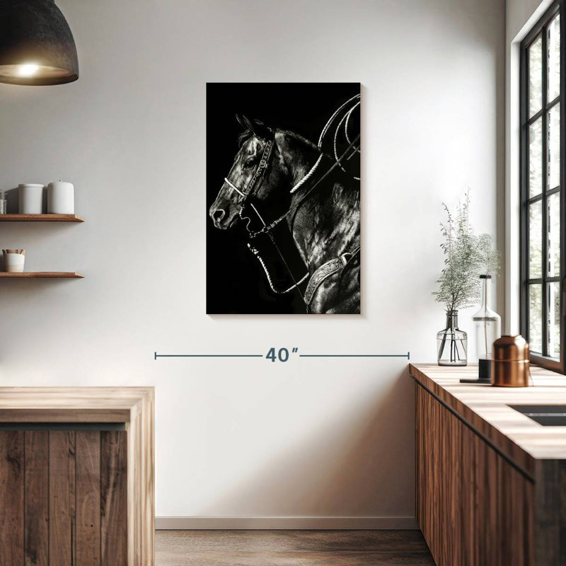 Brampt Scratchboard Rodeo V, 36" H x 24" W