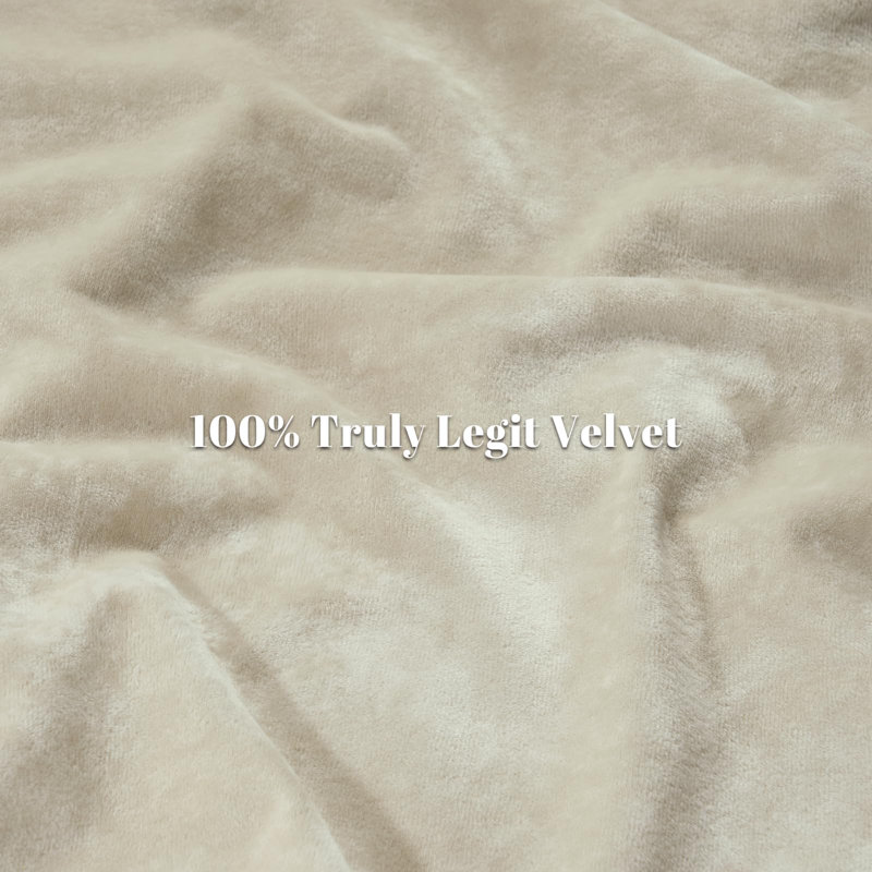 PHF Truly Velvet Duvet Cover Set, 3pcs Ultra Soft Breathable Comforter Cover Set, Luxury Cozy Flannel Duvet Cover with Pillow Shams Bedding Collection