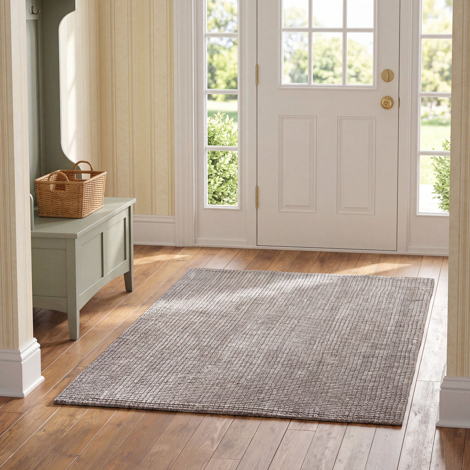 Asta Hand-Loomed Jute Rug, Rectangle 3' x 5'