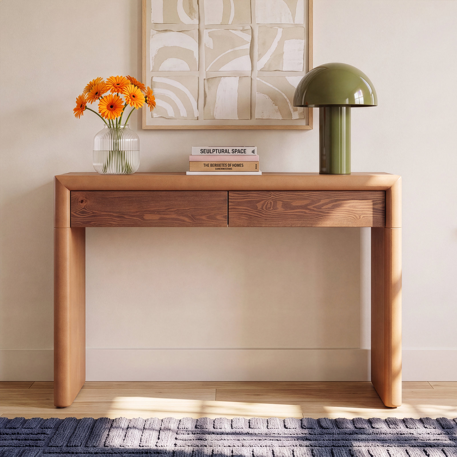 Valorie 45" Console Table, Natural