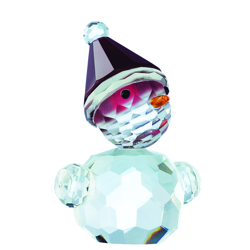 Bonhomme de neige magique rougissant