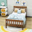 Lit plateforme simple en bois avec tête de lit Dicky-1582892254