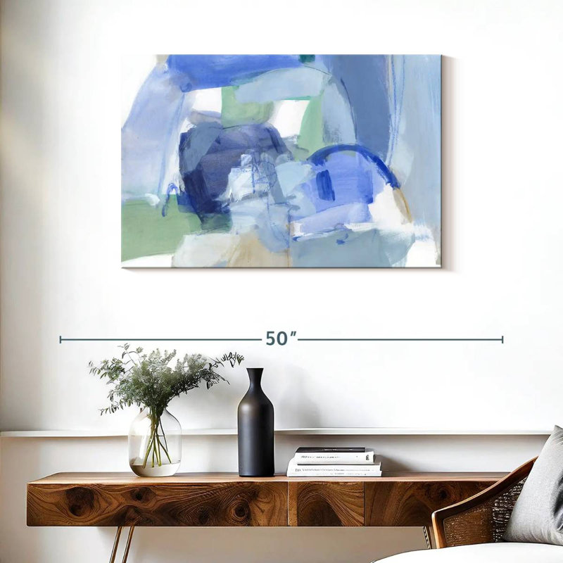 Avery Blue Formation II, 24" H x 36" W