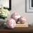 Decorative Stoneware Ceramic Orbs with Traditional Artistic Design for Classic Accents and Elegant Styling Set of 3.