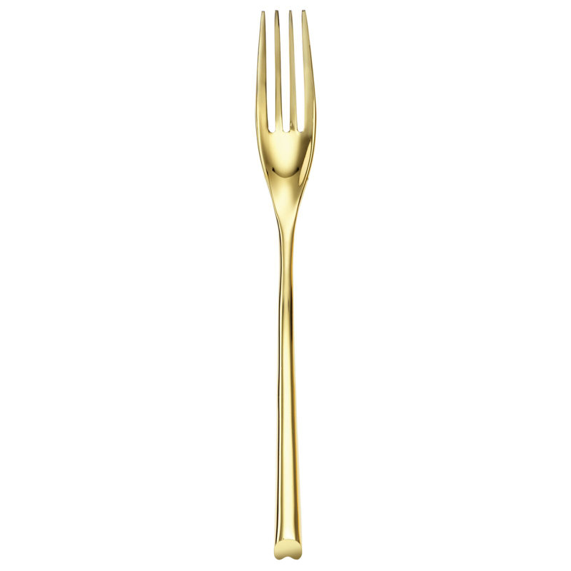 H-Art Stainless Steel Serving Fork, Gold