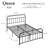 3 Piece Bedroom Set, Metal Bed Frame With Headboard And Nightstand Set Of 2, Classic Farmhouse Bedroom Furniture Set Of 3, No Box Spring Needed, Easy Assembly-866723860-866723857
