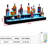 LED Liquor Bottle Display Shelf, Bottle Display Shelf Bar Shelves with Remote & App Control, 16 Colours, 4 Music Modes