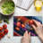 Ambesonne Space Tempered Glass Cutting Board Apocalyptic Cosmos Sky Multicolor