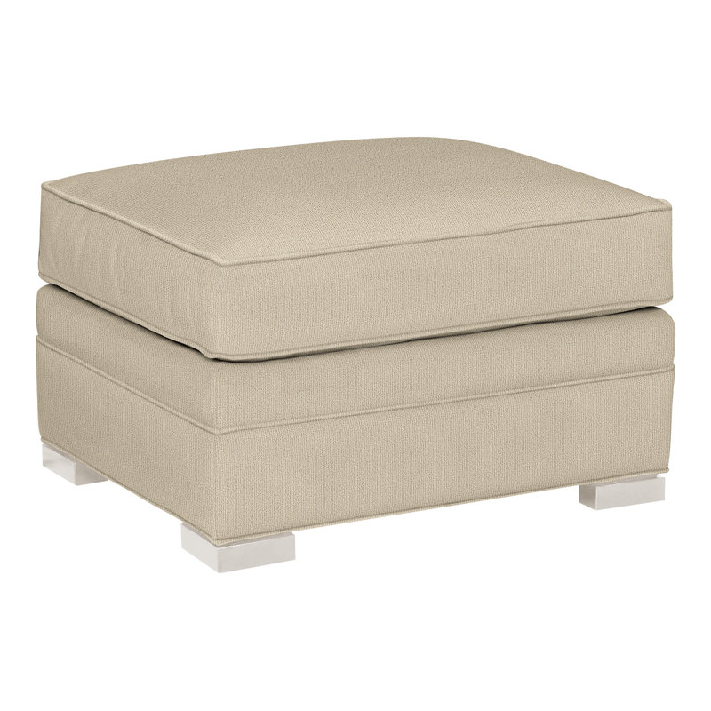 Davidson 28" Ottoman, Casa Blanca, Tuck Linen