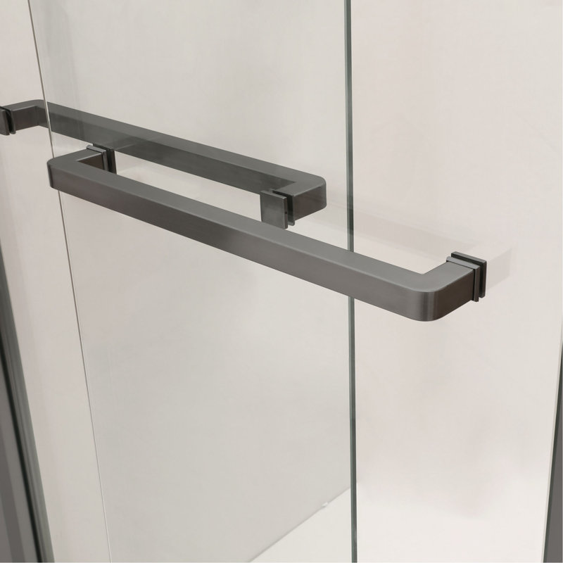 Cabine de douche double coulissante l 48 po x H 76 po, 5/16 po (8 mm)