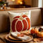 Housse de coussin décorative automnale en polyester, motif citrouille, pour canapé, chambre, salon et décoration intérieure.-253514691