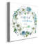 Floral Scripture Wreath II - impression sur toile tendue-29835014