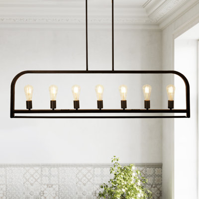 Ifill 7-Light Oversize 49”W  Kitchen Island Lighting UL Certified