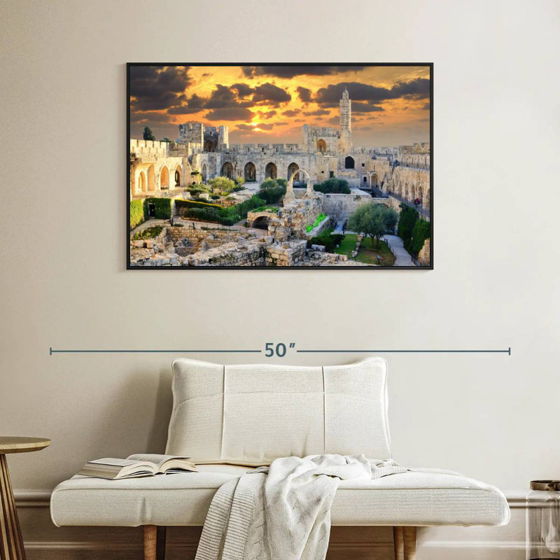 Tour de David, Cadre flottant noir, 40 po x 27 po
