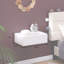 Rhodi 42cm W Solid + Manufactured Wood Bedside Table