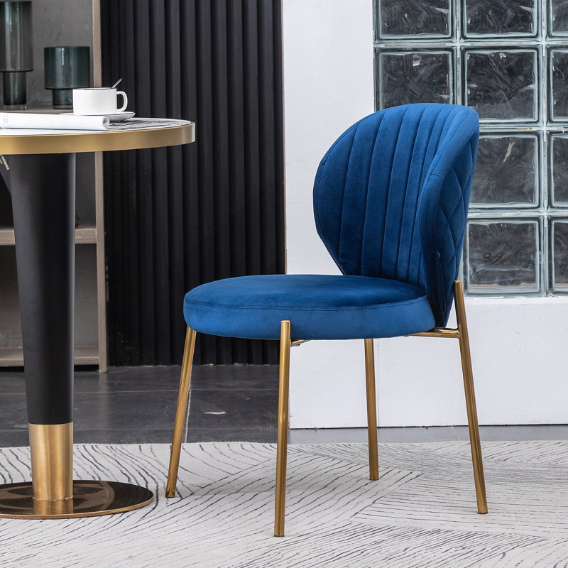 Chaise de salle à manger Amoa, Bleu