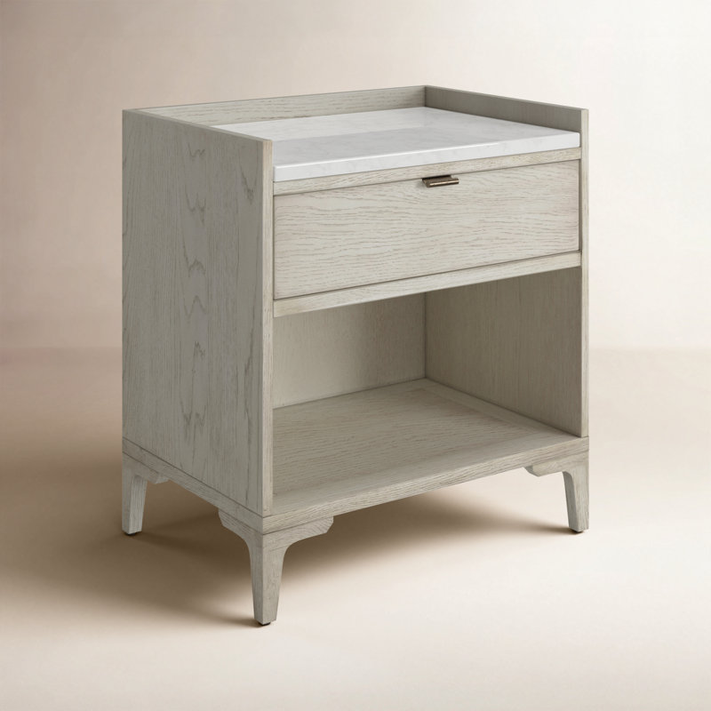 Viggo 1 - Drawer Solid Wood Nightstand