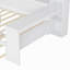 Lit de jour en bois avec tablettes de rangement, lit multifonctionnel avec lit gigogne et bureau d'étude-1573919976