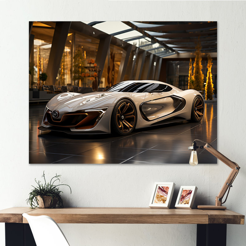 Exotic Sportcar Showcase - Car Exotic Wall Art, Wrapped Canvas, 30" H x 40" W x 1.5" D